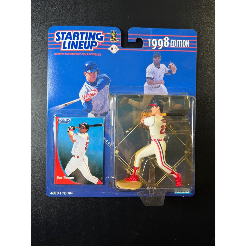 1998 Starting Lineup Jim Thome Cleveland Indians Kenner Figure with Card MLB